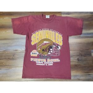 Vintage 90s FSU Florida St Seminoles 1999 Fiesta Bowl t shirt Medium M
